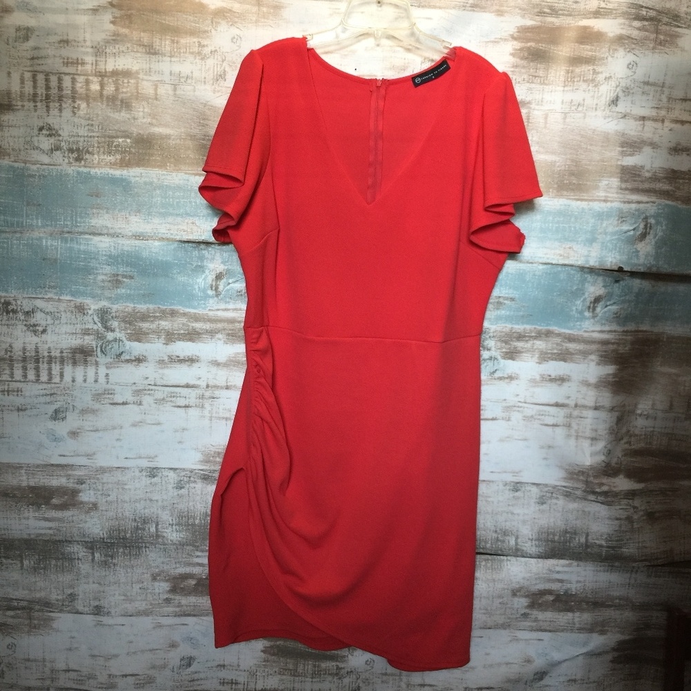 Fashion to Figure Woman's V Neck Dress